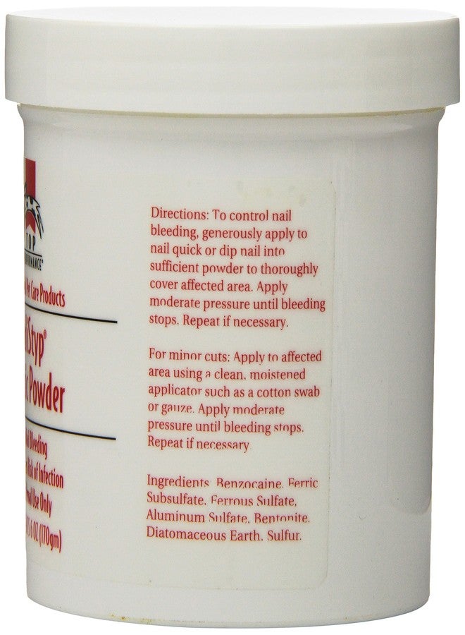 Top Performance MediStyp Pet Styptic Powder with Benzocaine — Fast-Acting First Aid Powder for Treating Minor Cuts and Abrasions on Pets, 6 oz. - Image 3